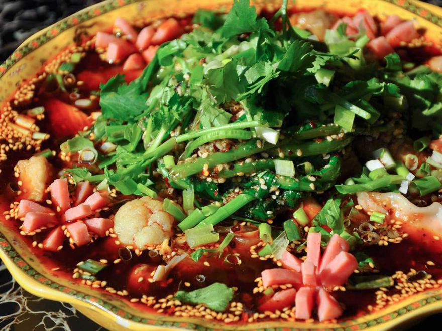 冒菜的制作程序，