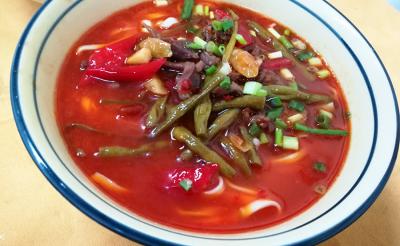 正宗面食技术花季传媒官网下载中心,鸡杂面花季传媒官网下载鸡杂与泡椒的搭配