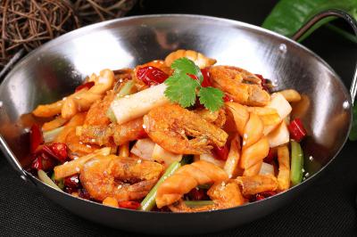 干锅香辣虾技术花季传媒官网下载哪里味道好？色香味俱全